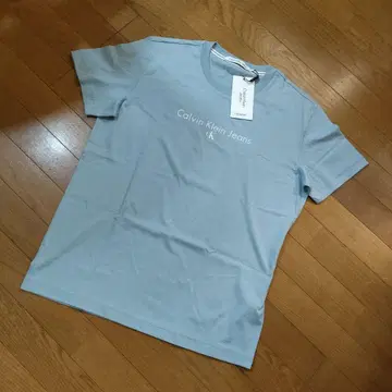 캘빈클라인 반팔 티셔츠 L 라이트 블루