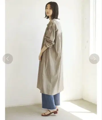 크라프트 스탠다드 부티크 인도 코튼 레이스 원피스 모카