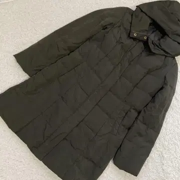 COMME CA ISM 다운 코트 카키 L 롱