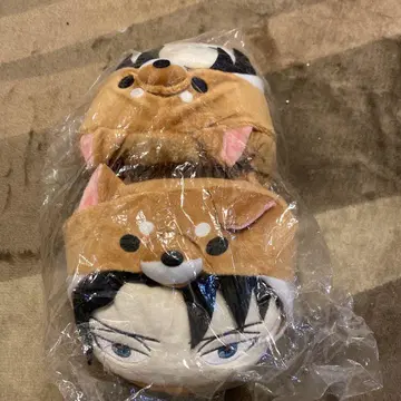 진격의 거인 리바이 아니마룻코 애니마루! 봉제인형 슬리퍼