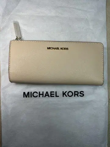 마이클코어스 MICHAEL KORS 베이지 장지갑