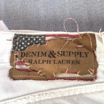 DENIM & SUPPLY 화이트 데님 팬츠 W32