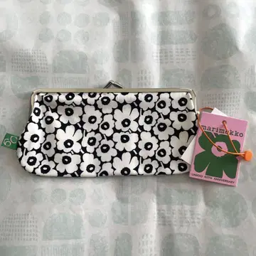 미사용 새상품 marimekko 가마구치 우니코 블랙