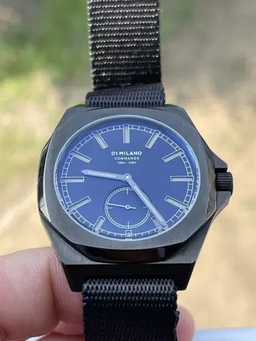 D1 MILANO COMMANDO 손목시계 네이비 블랙