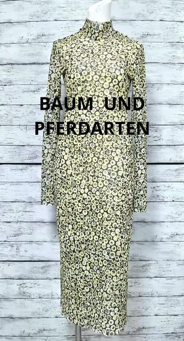 [새상품] BAUM UND PFERDARTEN 리버티 패턴 롱 원피스