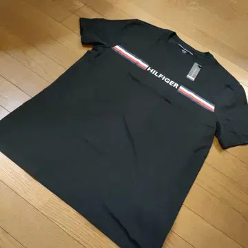 Tommy Hilfiger 반팔 셔츠 L 블랙
