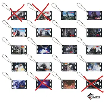 제일복권 고질라 대괴수 열전 G F상 장면 참 컬렉션 16종