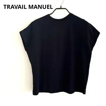 TRAVAIL MANUEL 트라바이유 매뉴얼 천축 프렌치 T 블랙 F