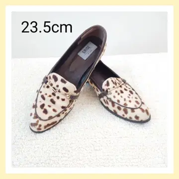 LeTalonGRISE 레오파드 무늬 비트 로퍼 23.5cm