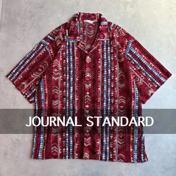 JOURNAL STANDARD 쿠바 셔츠 반팔 셔츠 상의
