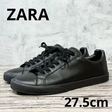 ZARA 자라 스니커즈 가죽 블랙 27.5cm 남성용 42