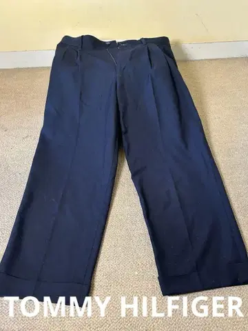 TOMMY HILFIGER 네이비 슬랙스