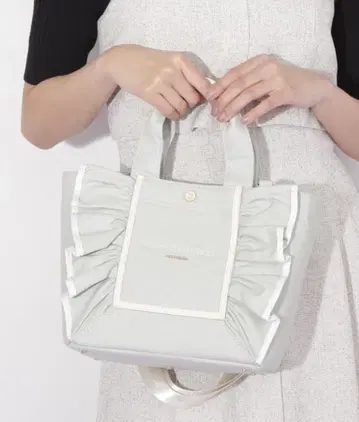 JILLSTUART 프레임 프릴 토트 소 민트
