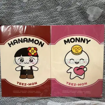 TEEZ-MON 클리어 파일 4매 세트 미사용 미개봉