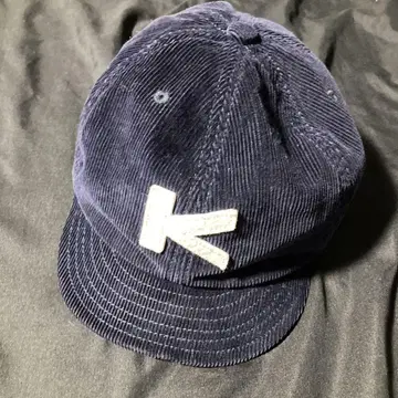 KAVU 네이비 코듀로이 캡