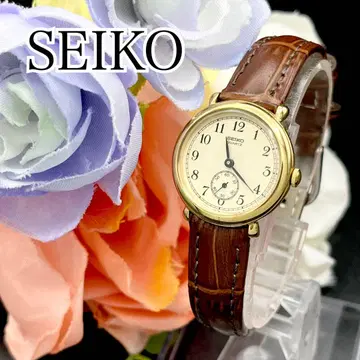 희귀 작동 손목시계 SEIKO 세이코 스몰 세컨드 벨트 새상품 F11