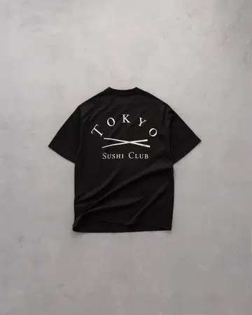 TOKYO SUSHI CLUB Relaxed Tee 블랙 L 사이즈