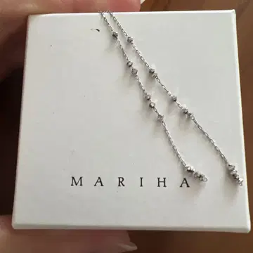 MARIHA 시간의 모래 실버 체인 귀걸이 S 사이즈