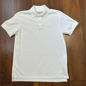 노스페이스 화이트 피케 셔츠 M