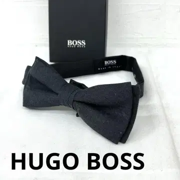 유155 박스 포함 HUGO BOSS 나비 넥타이 파티 그레이