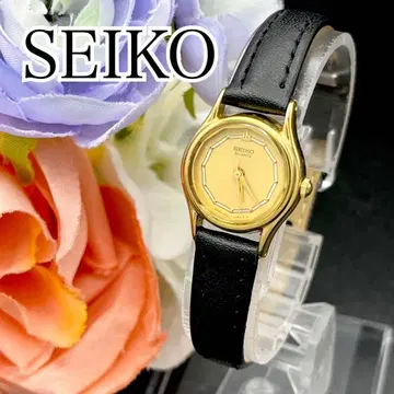 작동 손목시계 SEIKO 세이코 골드 벨트 새상품 배터리 F13