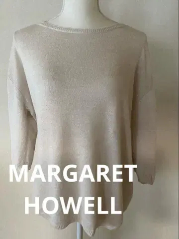 MARGARET HOWELL 코튼 린넨 실크 썸머 니트