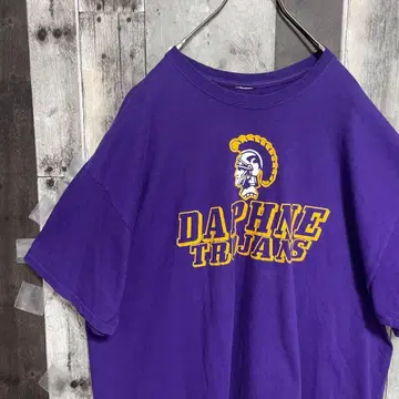 DAPHNE TROJANS 반팔 티셔츠 XL 코튼 넉넉한 핏