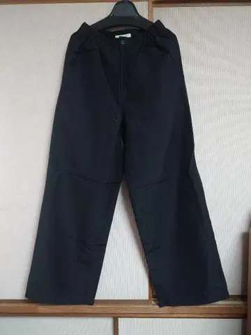 GALERIE VIE 블랙 와이드 팬츠