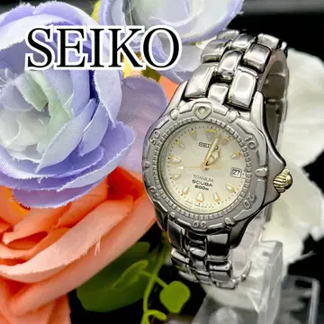 작동 손목시계 SEIKO 세이코 스쿠버 200M 티타늄 데이트 F14