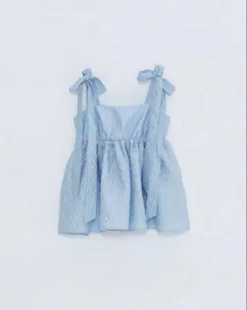 MYNE 마인 SHOULDER RIBBON TOPS/BLUE 블루