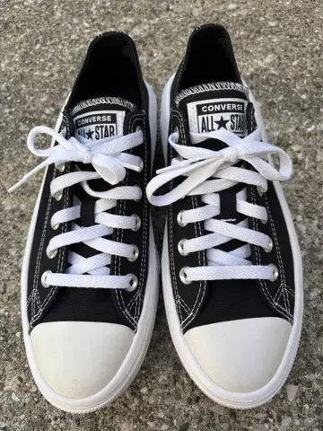 한국 컨버스 AllSTAR 블랙 MOVEBLACKLOWCOT 25cm