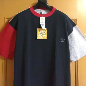 미사용 USA제 GUESS 게스 카노코 빈티지 티셔츠 멀티 컬러
