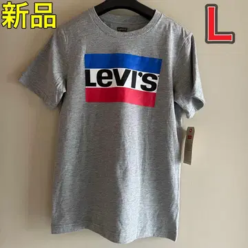 새상품 리바이스 반팔 티셔츠 L 그레이 여성용