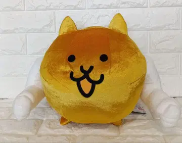 냥코 대전쟁 BIG 봉제 인형 (금 고양이 빌더)