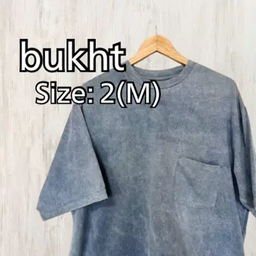 bukht 부프트 빅 실루엣 그레이 티셔츠 포켓 포케T