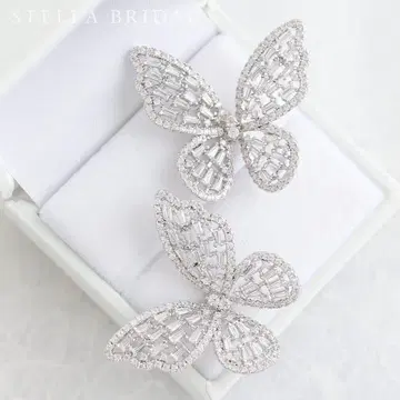 STELLA BRIDAL 나비 귀걸이