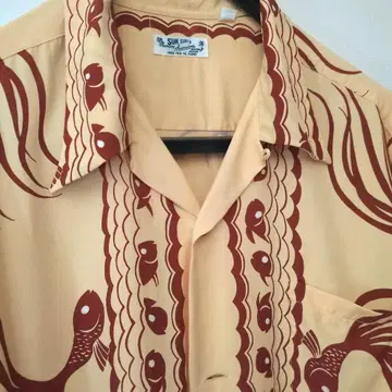 SUN SURF 알로하 셔츠 반팔 셔츠