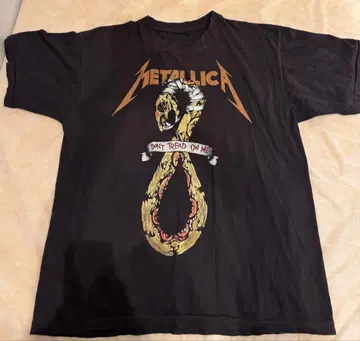 90s Metallica 1992년 투어 티셔츠 블랙