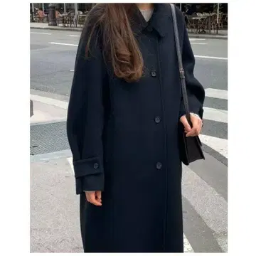 OUNCE 캐시미어 로우 싱글 핸드메이드 코트