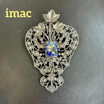 imac 이맥 장식 레이스 메탈 브로치 펜던트
