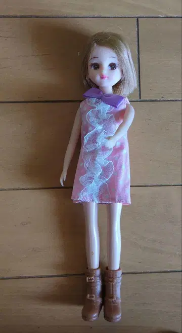 리카짱 인형 본체 핑크 드레스