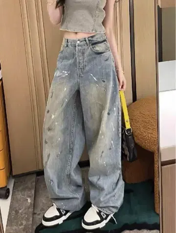 와이드 데님 와이드 데님