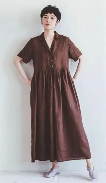 fog linen work 메이벨 원피스 앰블