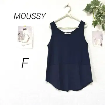 8681-1 MOUSSY 마우지 슬리브리스 도킹 티셔츠 F