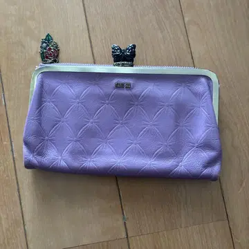 ANNA SUI 라벤더 접이식 지갑