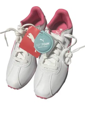 Puma 아이스 댄스 스니커즈 24.0 CM 화이트/핑크