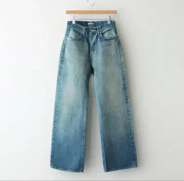 Auralee 24AW faded wide denim pants 4