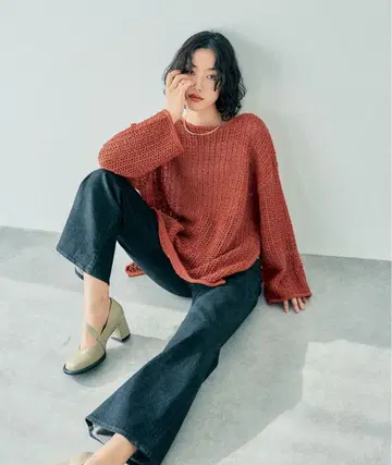 [ LEPSIM ] 5 게이지 테이프 얀 튜닉