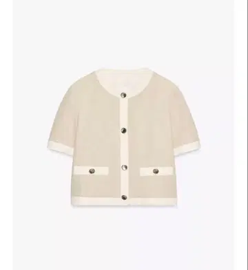 ZARA 린넨 숏 슬리브 블레이저 XS 택 포함 새상품