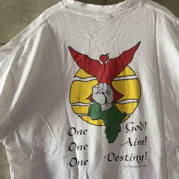 VINTAGE 마커스 가베이 보로 티셔츠 XL